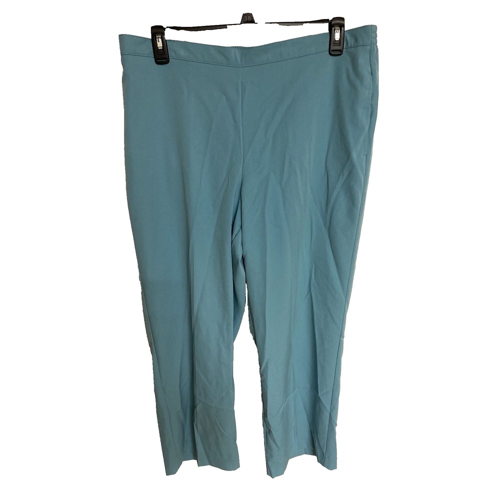 Alfred Dunner Chesapeake Bay Women's Polyester Straight‎ Pull-On Pants Sz 18 NWT